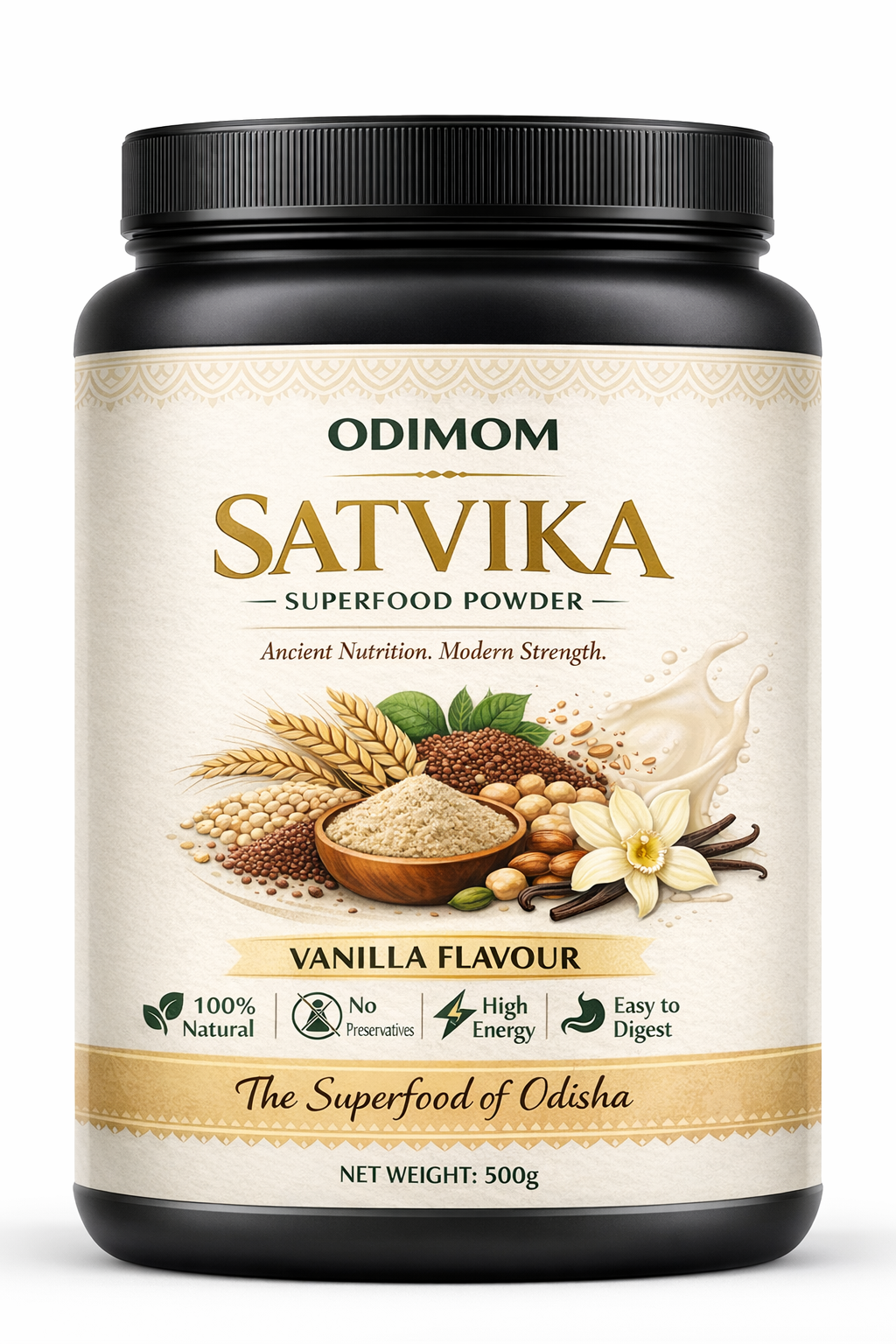 Odimom Satvika Nutrition Shake (Vanilla Flavour)
