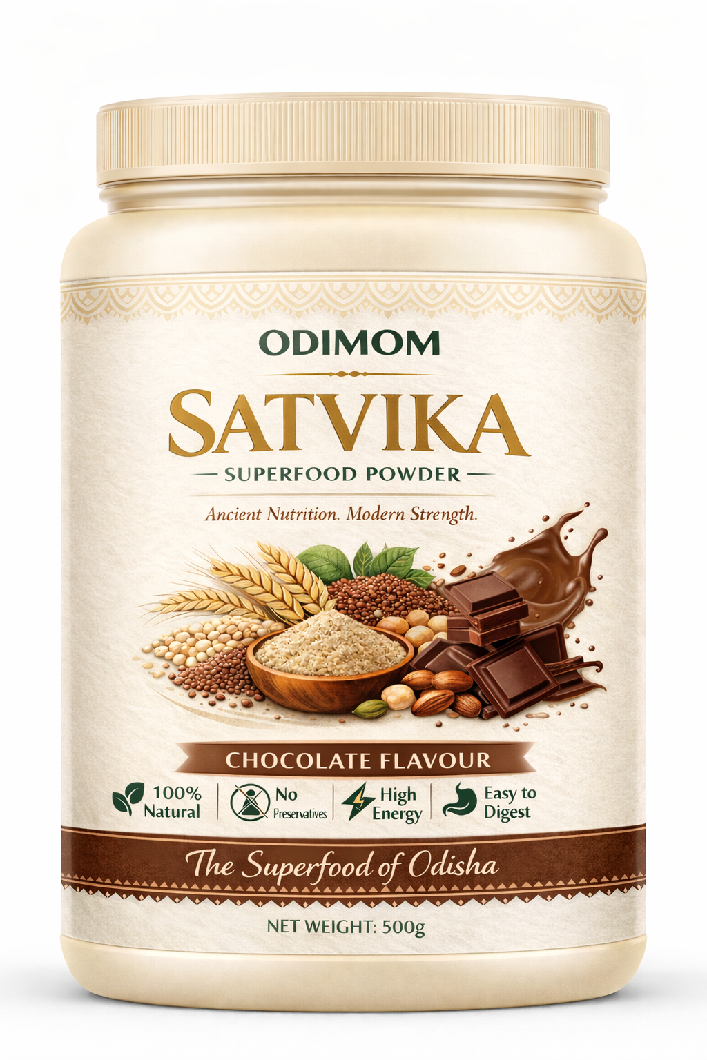 Odimom Satvika Powder (Chocolate Flavour)