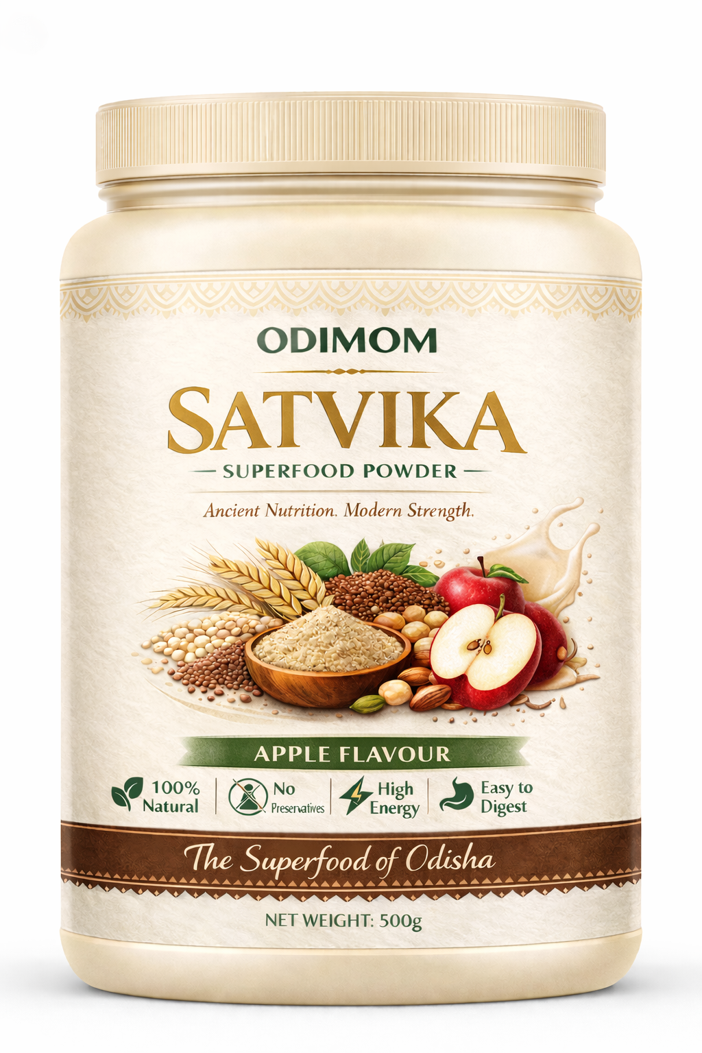 Odimom Satvika Powder (Apple Flavour)