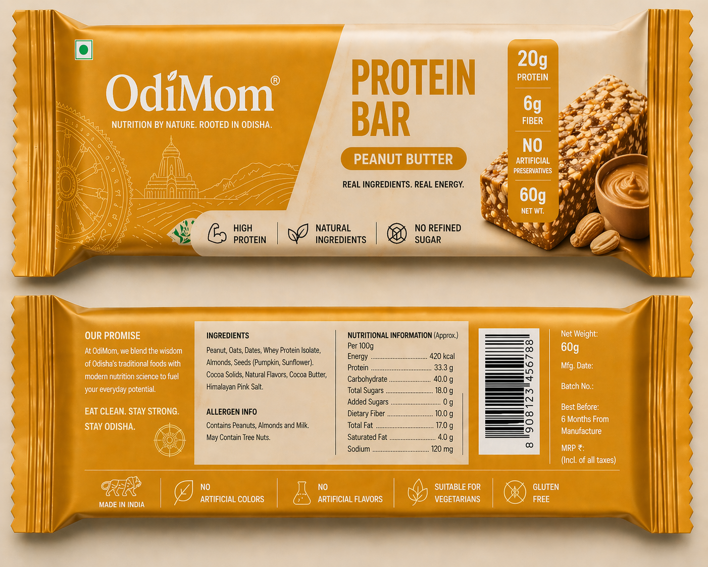 OdiMom Protein Bar